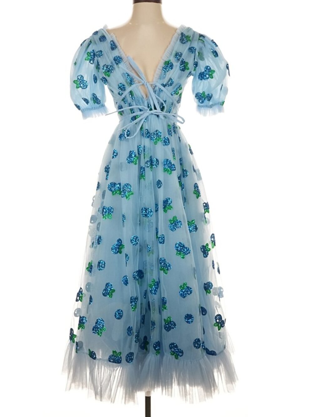 Lirika Matoshi Blueberry Midi Dress - Picture 3 of 7